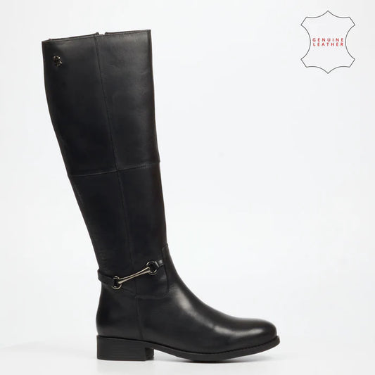 Haylan 2 Genuine Leather - Black