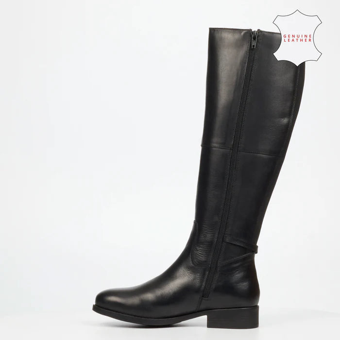 Haylan 2 Genuine Leather - Black